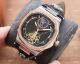 Copy Patek Philippe Nautilus Moon phase Watches 41mm Rose Gold & Black (3)_th.jpg